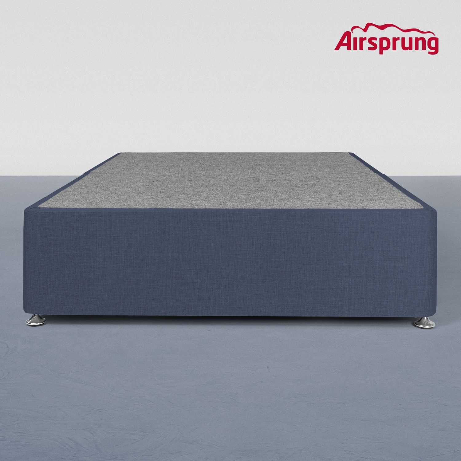 Read more about Airsprung kelston small double 2 drawer divan midnight blue